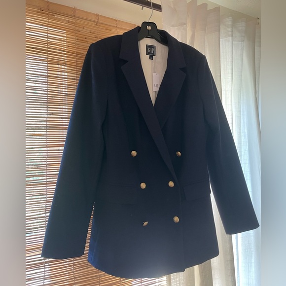 Gap NWT NAVY BLUE BLAZER - Picture 2 of 5